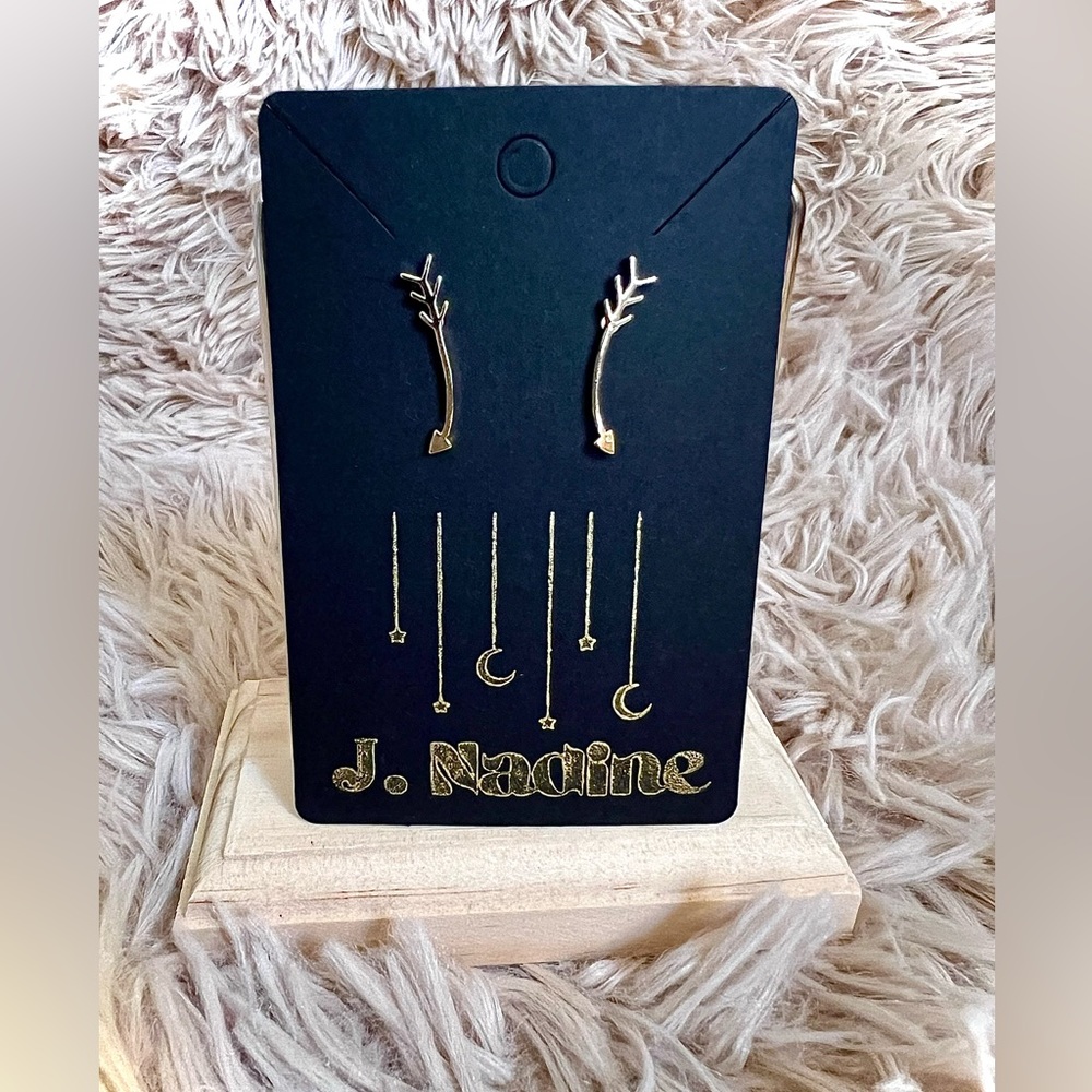 2 for $12 Gold Fishbone Studs